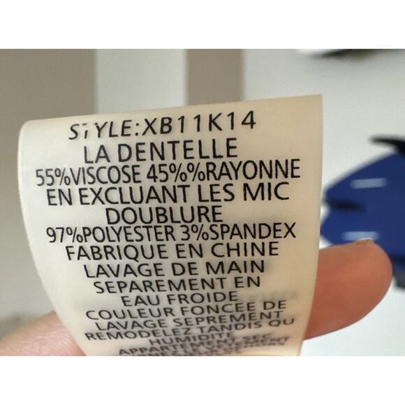 Plenty By Tracy Reese Size XS Navy Striped Wide Leg Jumpsuit Anthropologie Tie - Picture 9 of 9